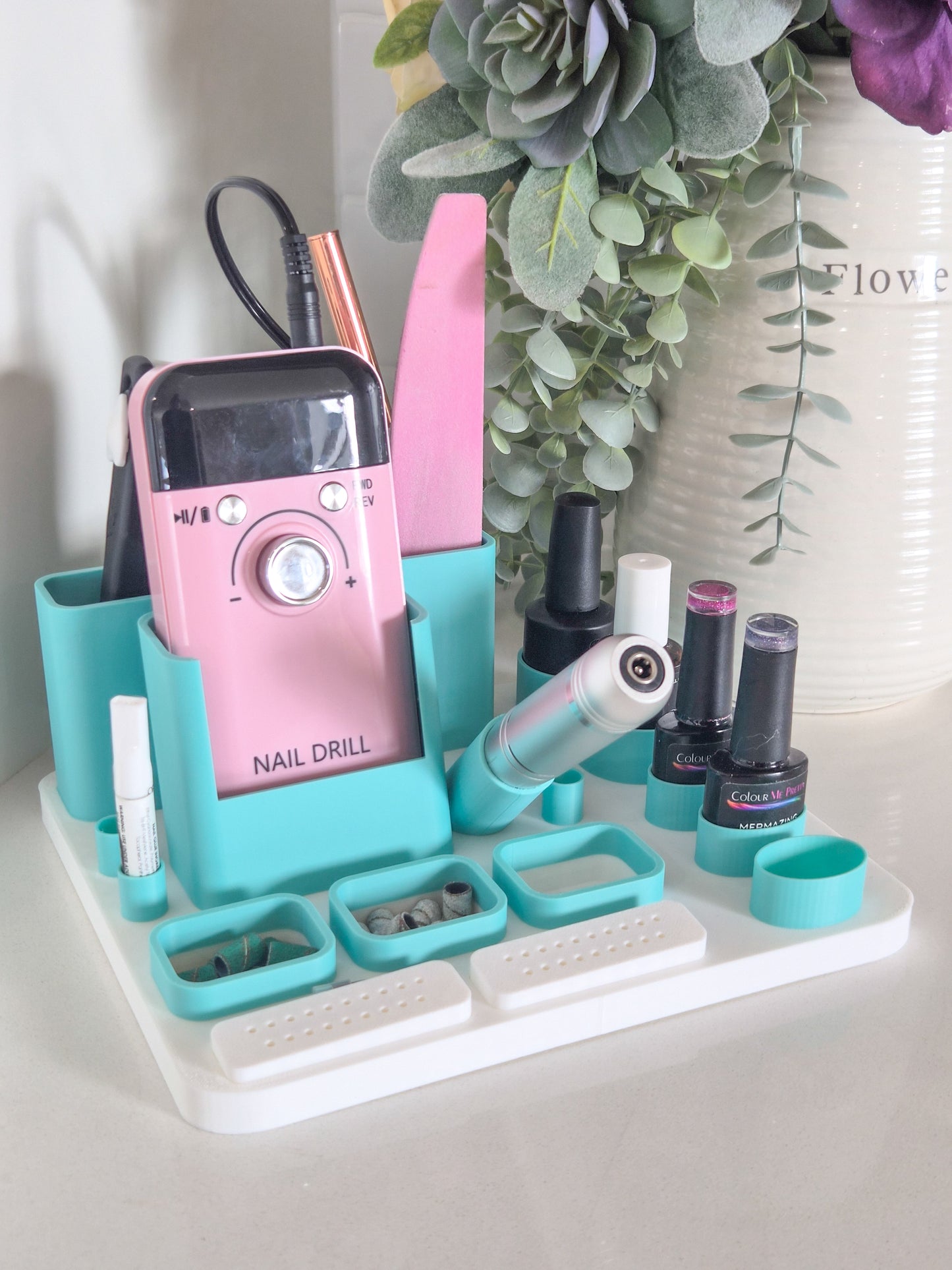 Deluxe Nail Drill Caddy