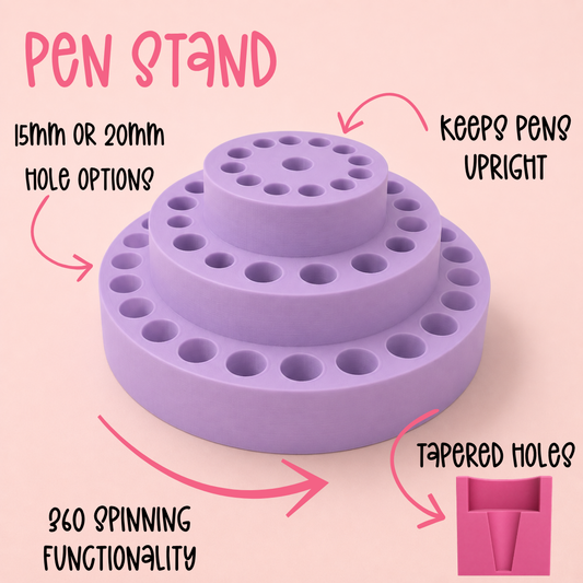 3D Print File | Spinning Pen Display Stands