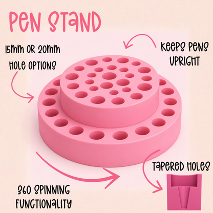 3D Print File | 2 Teir Spinning Pen Stands