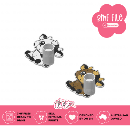 3D Print Files | Cow