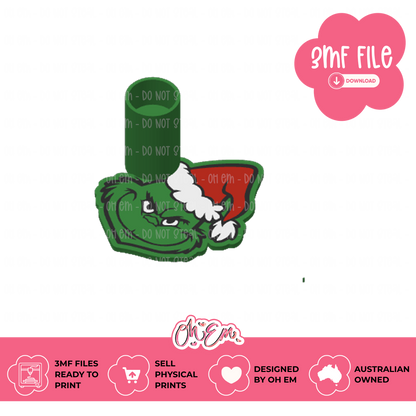 3D Print Files | Christmas Grouch