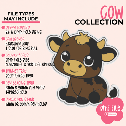 3D Print Files | Cow