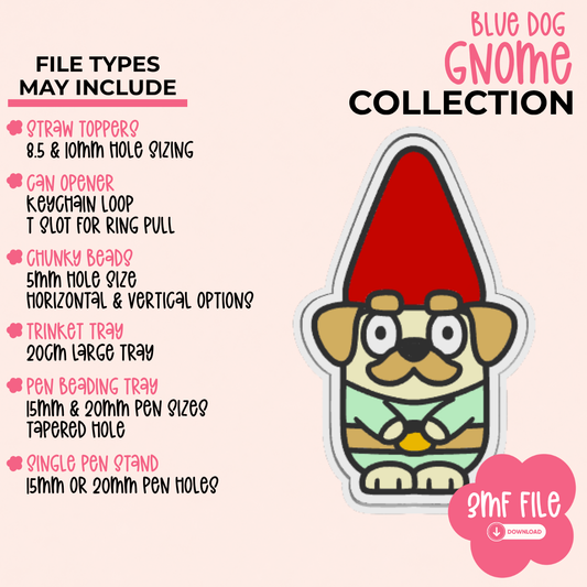 3D Print Files | Blue Dog Gnome