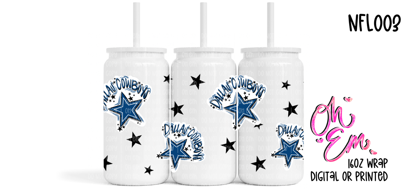 16oz Wrap | NFL003