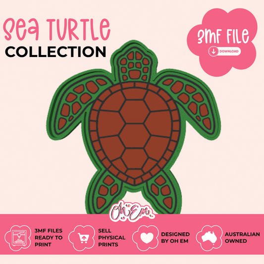 3D Print Files | Sea Turtle