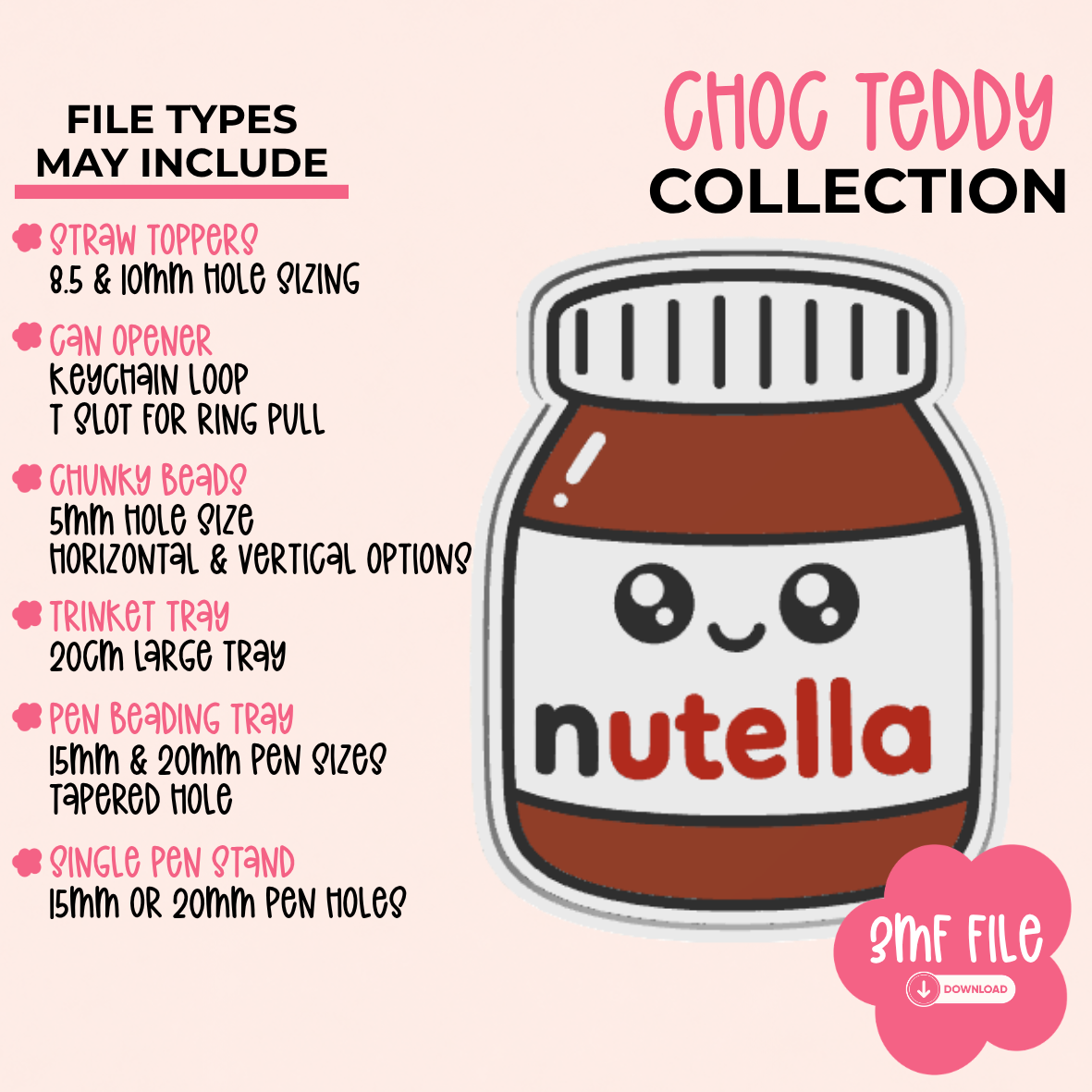 3D Print Files | Choc Jar