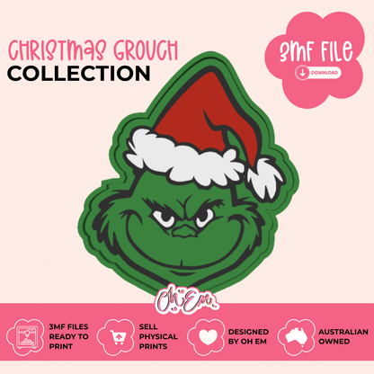 3D Print Files | Christmas Grouch