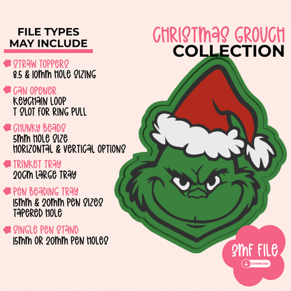 3D Print Files | Christmas Grouch