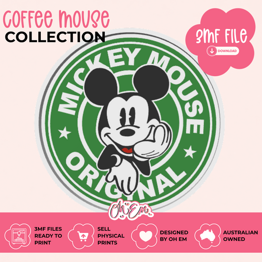 3D Print Files | Coffee Mouse