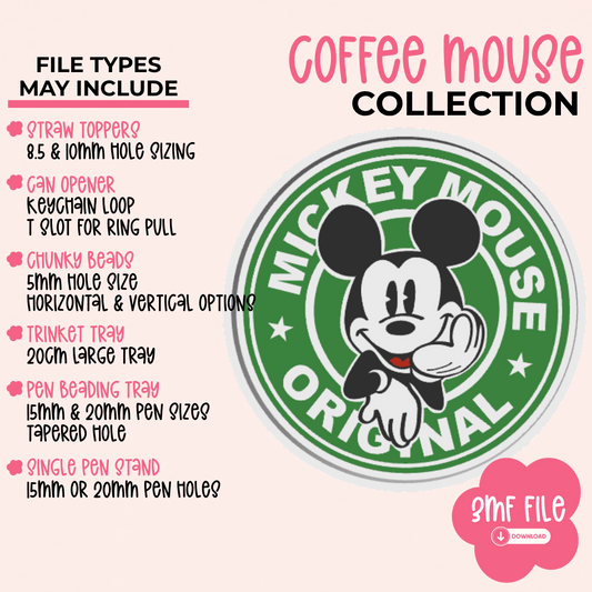 3D Print Files | Coffee Mouse
