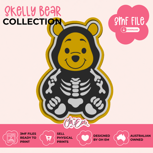 3D Print Files | Skelly Bear