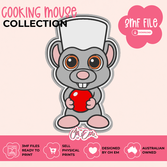 3D Print Files | Cooking Mouse
