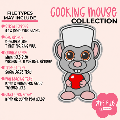 3D Print Files | Cooking Mouse
