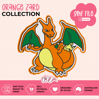 3D Print Files | Orange Zard