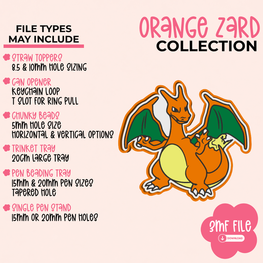3D Print Files | Orange Zard