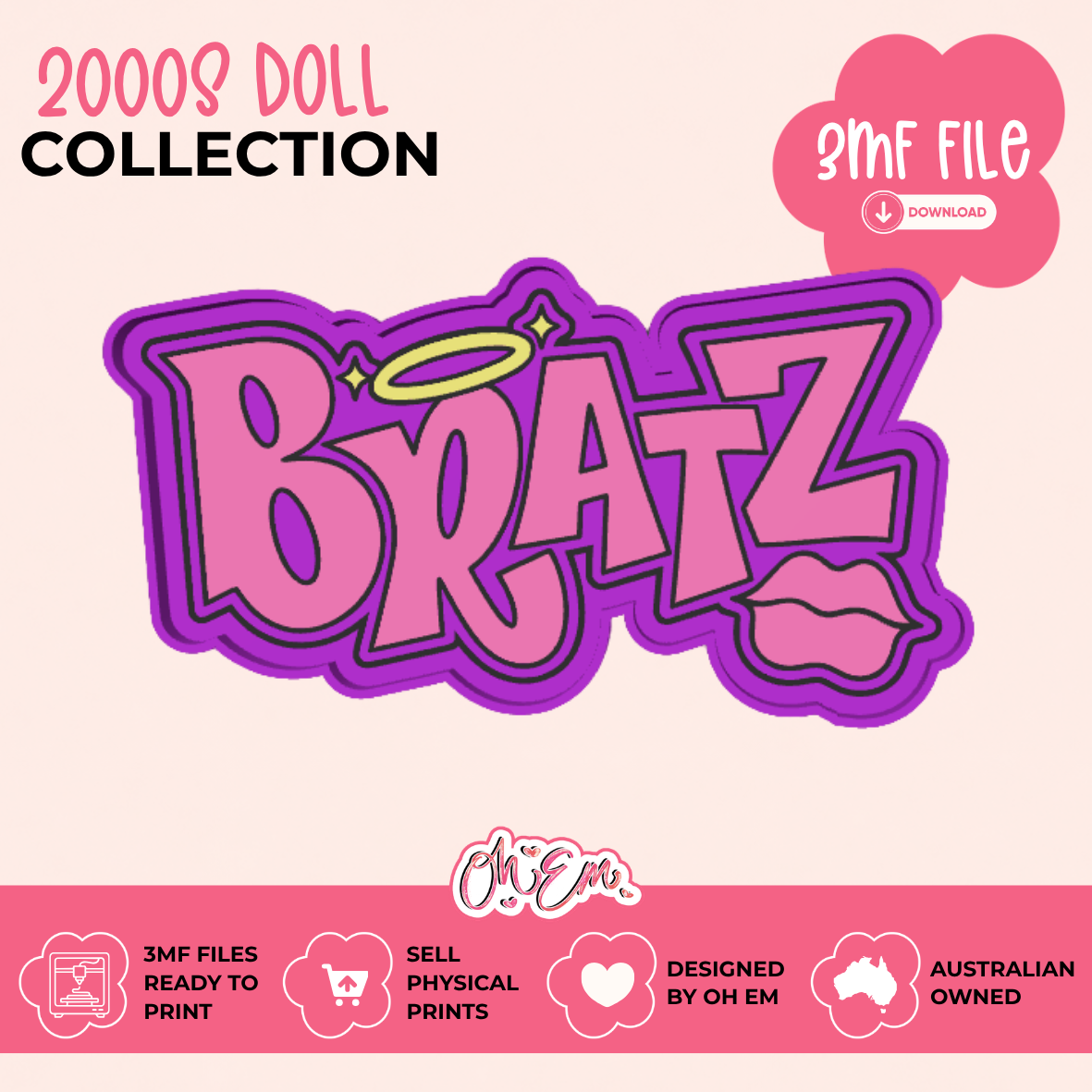 3D Print Files | 2000s Doll