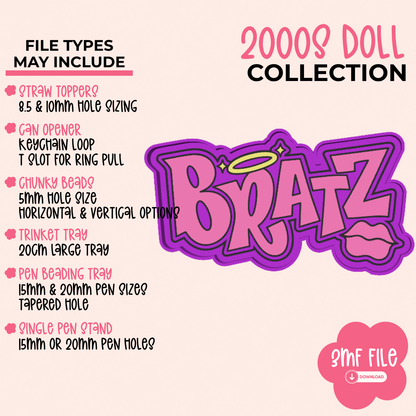 3D Print Files | 2000s Doll
