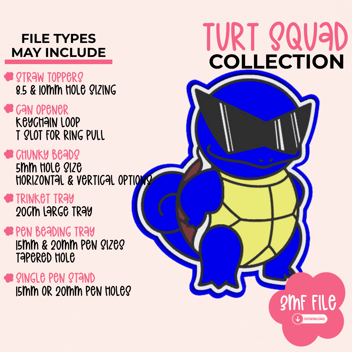 3D Print Files | Turt Squad
