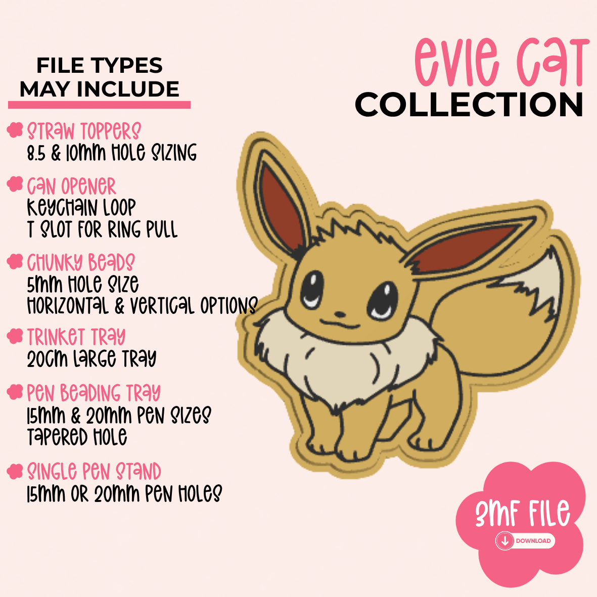 3D Print Files | Evie Cat