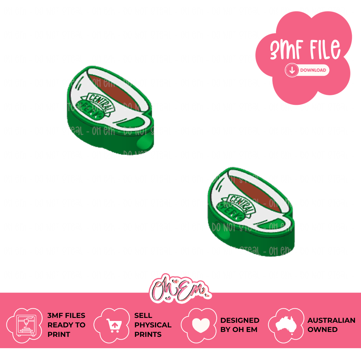 3D Print Files | Central Perk