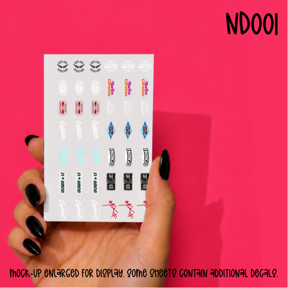 Nail Decals | ND001