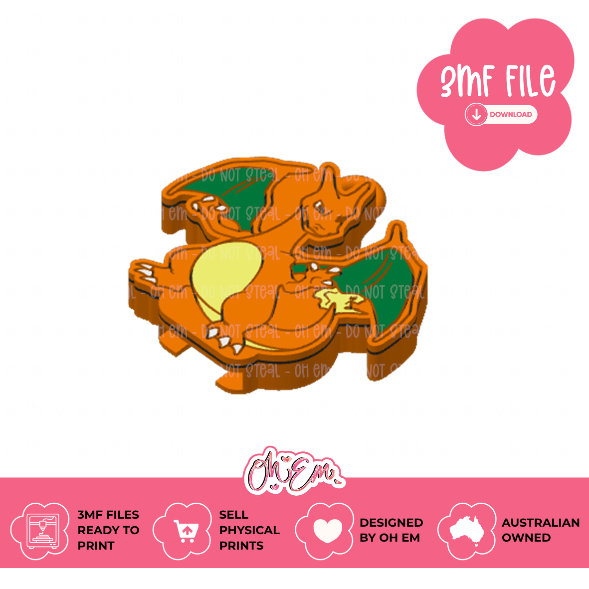 3D Print Files | Orange Zard