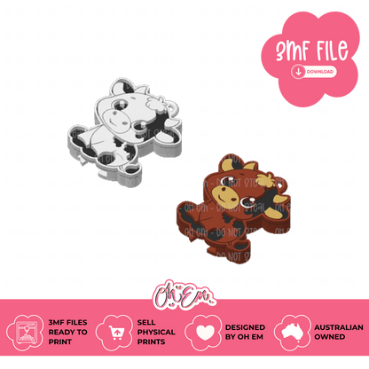 3D Print Files | Cow