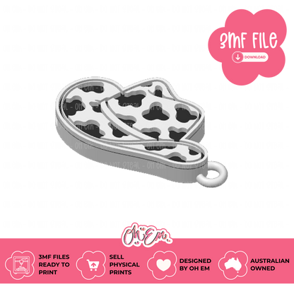 3D Print Files | Cow Print Hat