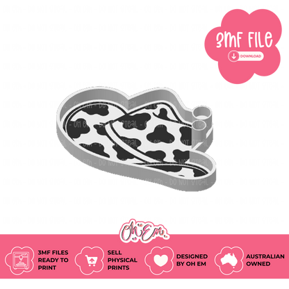 3D Print Files | Cow Print Hat