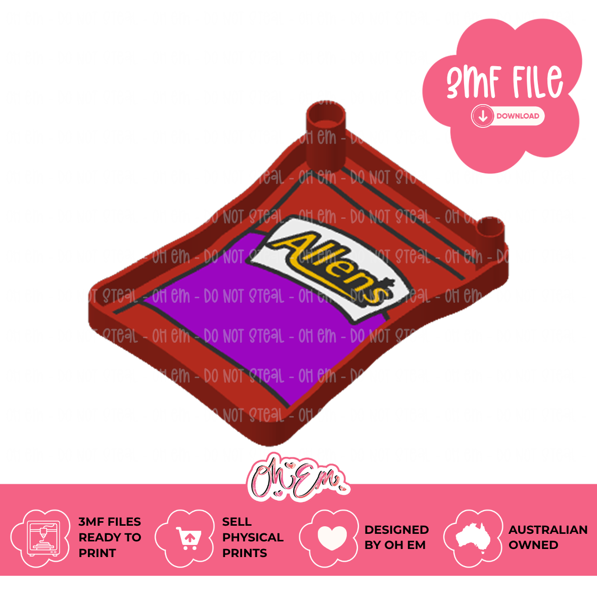 3D Print Files | Lolly Bag
