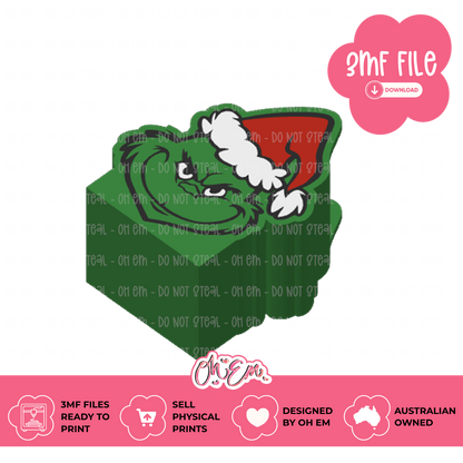 3D Print Files | Christmas Grouch