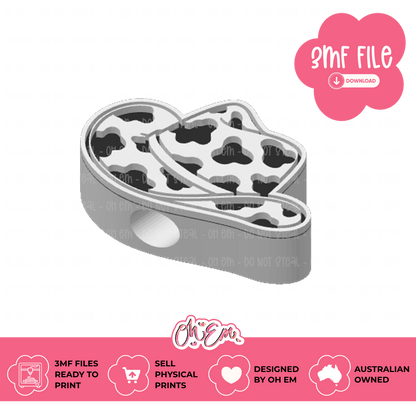 3D Print Files | Cow Print Hat