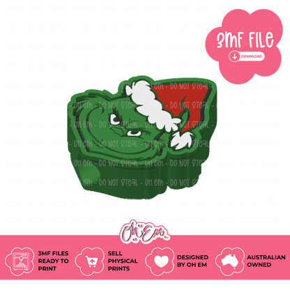 3D Print Files | Christmas Grouch