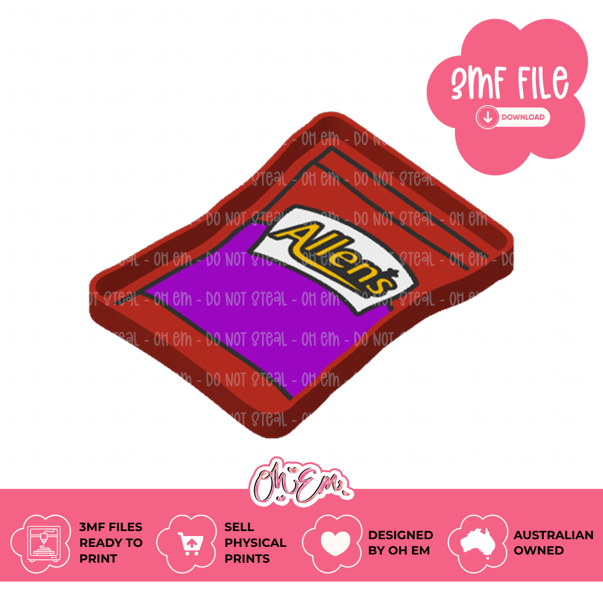 3D Print Files | Lolly Bag