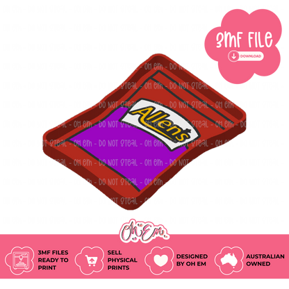 3D Print Files | Lolly Bag