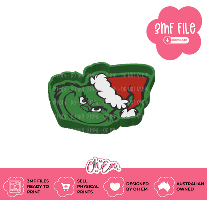 3D Print Files | Christmas Grouch